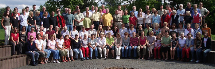 September 2005 - Probenwochenende zusammen mit der Hamelner Kantorei im Jugendgästehaus Duderstadt