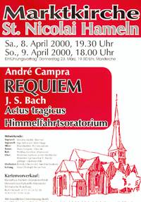 Konzertplakat: »Tod und Auferstehung«