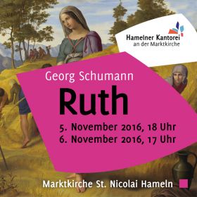 Konzertplakat: Georg Schumann: Ruth