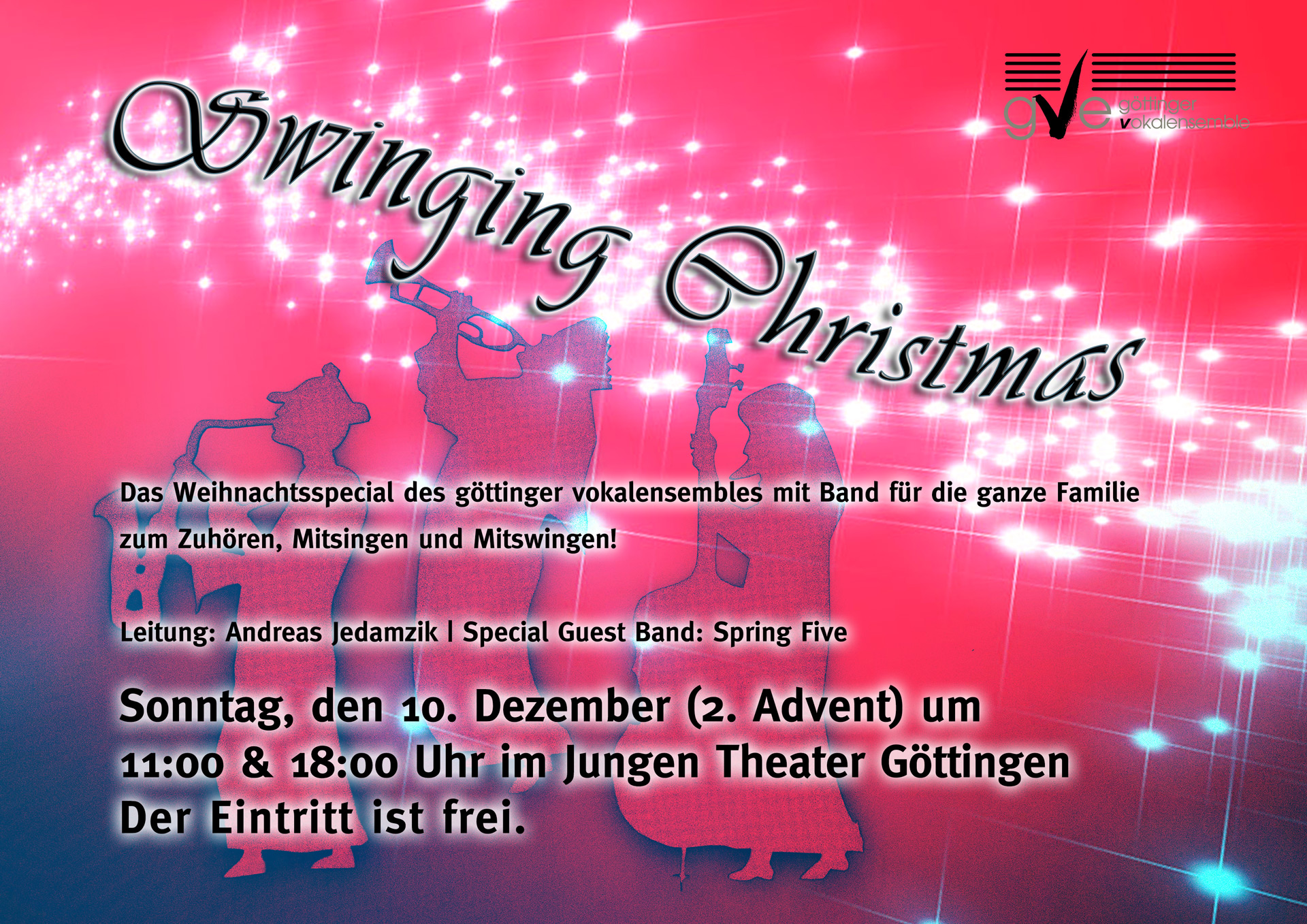 Konzertplakat: Swinging Christmas