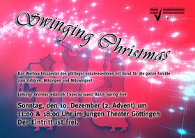 Konzertplakat: Swinging Christmas