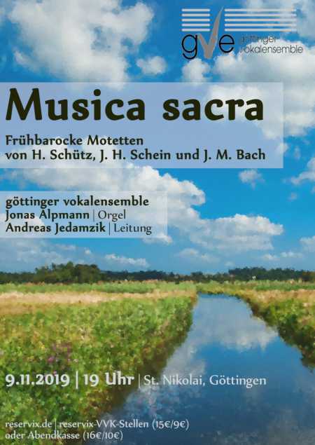 Konzertplakat: Musica Sacra